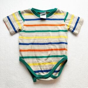 Okie Dokie Colorful Striped Bodysuit